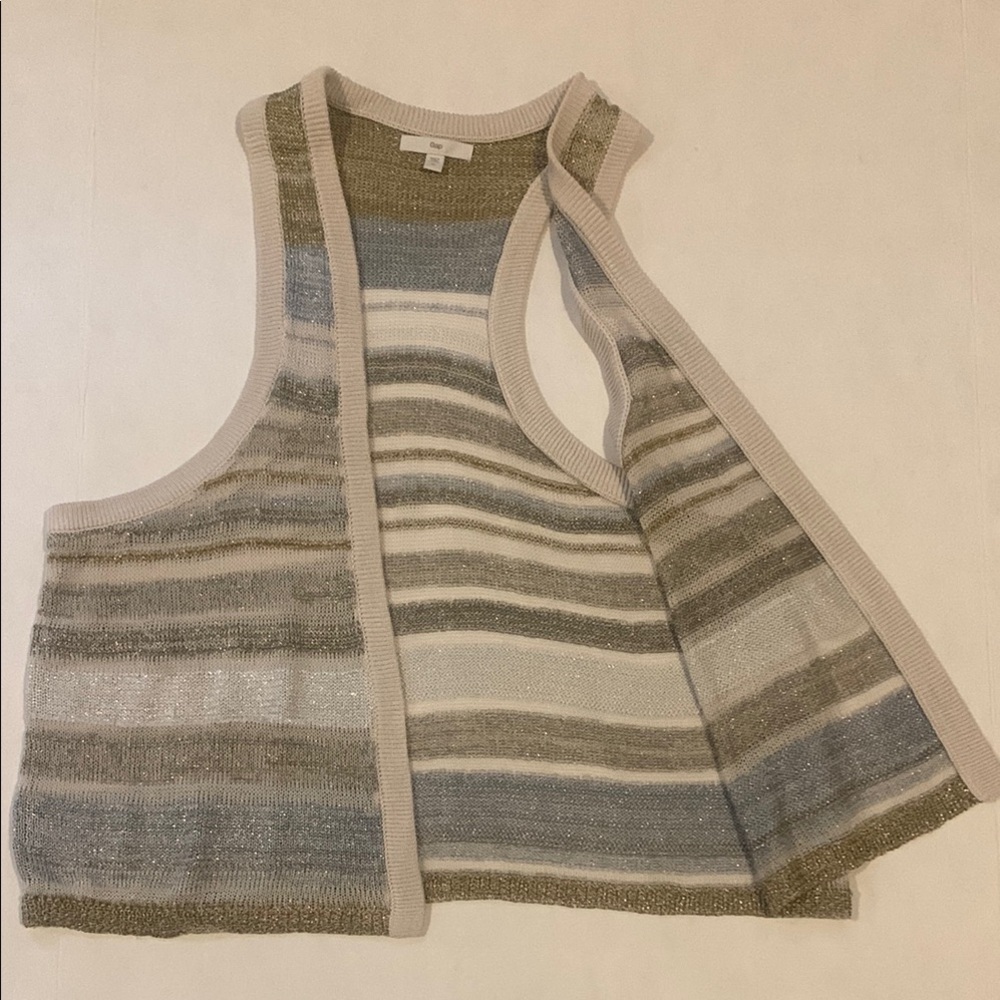 Vintage GAP Striped Knit Vest